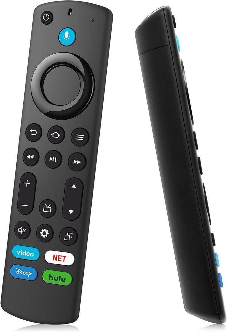 Replacement Voice Remote Control Compatible with All Fire Smart TV Stick(Lite,2nd gen,3rd gen,4K Max), Cube, Pioneer, Hisense, for Insignia Smart TV Stick with Voice Control