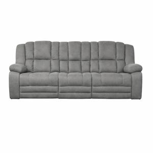 Sitswell Pearce Reclining Sofa, Grey, 41"H x 86"L x 32"W