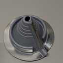 1 Pack #1 Epdm Roof Pipe Flashing Boots 3/4"2-3/4" Pipe Flexible Metal Roof Vent Pipes Flashing, Retrofit Roofs Jack Boot with Aluminum Base for Metal Roofs Repair