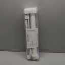 Reinforced 18" Tall Retractable Gate Step Over Dog Gate, 55" Wide Mesh Gate Short Pet Gate Indoor/Outdoor Retractable Dog Gate, Small Gates for Pets Puppy Gates for The House - No Bottom Squeeze/White