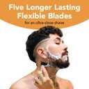 BIC Flex 5 Sensitive Men's Disposable 5-Blade Razors, Comfortable Shave, 2-Pack (6 Count (Pack of 1))