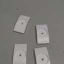 Wall Nanny - Baby Gate Wall Protector (Made in USA) Protect Walls from Pet Gates & Dog Gates - No Safety Hazard on Spindles - for Child Pressure Mounted Baby Gate for Stairs Cup Guard - White, 4 Pack