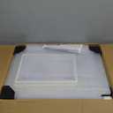 caktraie 10 Pack Thicken Shoe Organizer Stackable, Upgraded Sturdy Shoe Storage Box with Magnetic Door, Shoe Containers For Sneaker Display, Hat Organizer, White