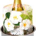 Ice Bucket Mold,Ice Mold Bottle Chiller,Cocktail/Champagne Bucket Ice Mold, Flower/Fruits/Any Decoration to DIY Your Bucket Ice Mold For Thanksgiving/Christmas Day,Beautiful&Creative