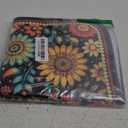 Bohemian Style Flowers Drying Pad Boho Floral Dish Drying Mat for Kitchen Counter Absorbent Microfiber Drainer Rack Mat (18" x 16")