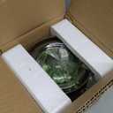 Vintage Glass Farmhouse Vase, Rustic Lantern Decor with Plants Flowers Lights Vintage Style Vases for Home Decor Floral Arrangement Hostess Gift