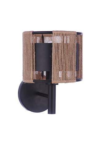 Craftmade 59061-FB Kensey Wall Sconce, 1-Light 60 Watts, Flat Black, Bulb(s) Not Included