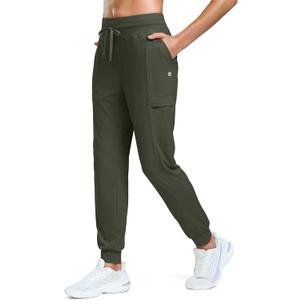 G Gradual Joggers for Women 4 Pockets High Waisted Athletic Jogger Pants Soft Sweatpants for Workout Running Travel (Black, XS)