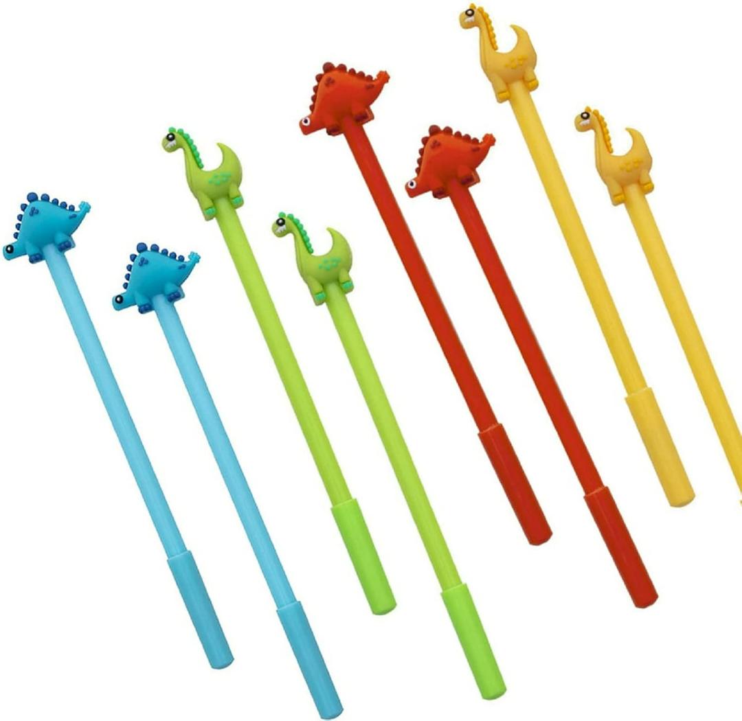 Gel Pens Set Fashion Cute Funny Cartoon Dinosaur Dragon Animals Gel Pens Office School Pen Stationery (6PCS)
