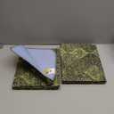 nunubaby Washable Pee Pads for Dogs, Stylish, Non-Slip and Leak-Proof Pee Pads. Reusable Potty Pads for Dogs for Crates and Floors.(Green/Multi, 24" x36" )