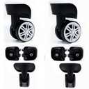 1Pairs Universal Luggage Wheel Heavy Duty Caster Wheel Replacement Travel Suitcase Wheel(S)