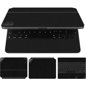IMMOENUC 5-in-1 Tablets Skin Sticker for 2020/2021/2022 Apple iPad Pro M2 Magic Keyboard 11 inches Keyboard Cover Palm Rest Screen Protector (for Magic Keyboard 11 inch 2020/2021/2022, Black)