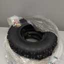 FVRITO 4.106 4.10/3.506 NHS Tire and Inner Tube for Go Kart Chinese ATV Quad 4 Wheeler Mini Bike Lawn Equipment Garden Rototiller Snow Blower Wheelbarrow lawn Tractor with bent Valve Stem Set of Two