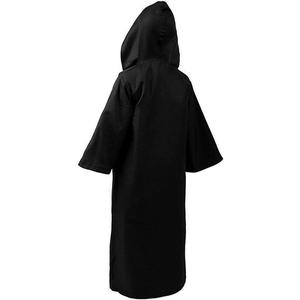 YLYGJGL Long Hooded Wizard Witch Cloak for Halloween Cosplay Costumes Men Women Medieval Renaissance cape Monk Robe, Small