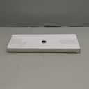 Richboom Clear Acrylic Tilted Computer Keyboard Holder for Easy Ergonomic Typing, Upgraded Version, Keyboard Stand with Silicone Anti-Slip Case for Office Desk, Home, School, Clear