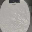 WLJBIDET Bidet Toilet Seat with Remote Control, Electronic Heated Bidet Seat with Adjustable Warm Water and Pressure, Warm Air Drying, Display Screen, Night Light, Slow Closed Toilet Lid, Round