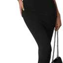 GORGLITTER Women's Turtleneck Long Sweater Dress Fall Sleeveless Elegant Bodycon Knitted Maxi Dresses (Large, Black)