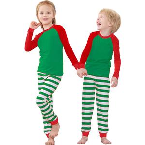 Benaive Matching Family Christmas Pajamas Set Boys Girls Holiday Pjs for Women Men Sleepwear 10Y