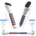 Saqico 3 in 1 Gorilla Tag Long Arms for Meta Quest 3S/3 and Oculus Meta Quest 2,Beat Saber Handles Attachment/Golf Club Extension Grips for VR Sticks Controller Accessories,Enhance VR Game Experience