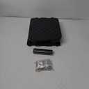 Hapoon XL Portable Folding Toilet with Lid - Travel Portable Potty for Adults, 12 Toilet Bags, 12 Pack Liquid Waste Gel (Black)