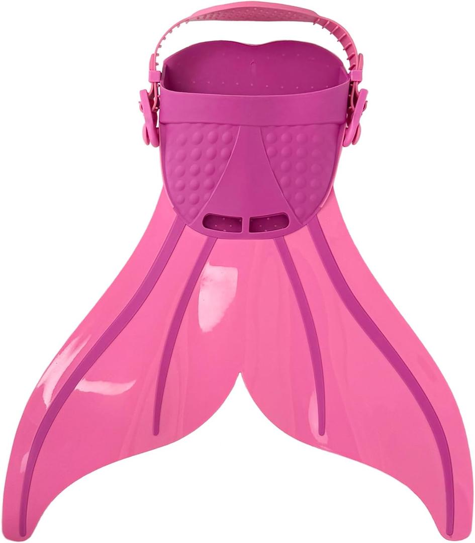 DNFUN Mermaid Fin,Adjustable Mermaid Swim Fin for Swimming Training Girl ,Kid Monofin, One Size