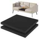 Langierspur 22"x22" Couch Cushion Support 40D, Couch Supports for Sagging Cushions, High Density Foam Couch, Sofa Cushion Support for Sagging Seat, Black (3PCS)