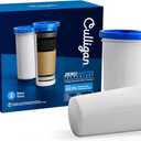 Culligan with ZeroWater Technology Replacement Filter 2-Pack, 5-Stage Advanced Water Filter  IAPMO Certified to Reduce Lead, Total PFAS (Forever Chemicals), Mercury, Fluoride, and Chlorine
