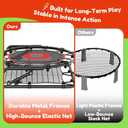 IE Sports Metal Ricochetball Game Set (Includes 2 Balls, Dual-Sided Net and Pump) Adjustable Portable Outdoor, Yard, Beach, Lawn & Camping Game
