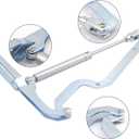 2 PCS Gas Struts Support System for Deck Box Hinges, Heavy Duty Deck Box Gas Strut