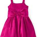 The Children's Place,BabyGirls,and Toddler Sleeveless Dressy Dresses,Wild Fuschia Bow, 18 Months-24 Months