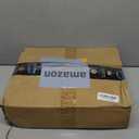 Wooden Two Step Stool, Heavy Duty 2-Step Ladder for Adults & Kids, Supports up to 450lbs for Kitchen, Bathroom or Bedside Use (Walnut Finish)