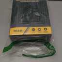 Bluetooth 5.4 Hearing Protection AM FM Radio Headphones with Digital Display, 30 SNR Noise Reduction Safety Earmuffs with Rechargeable 2000 mAh Large Battery, Ear Protector for Mowing Lawn Work (Black)