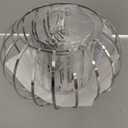 XSDeTu Modern Chrome Pendant Light Fixtures, Mini Crystal Hanging Light Chandelier, Metal Kitchen Island Lighting, Adjustable Pendant Lighting for Kitchen Island, Dining Room, Bedroom, Hallway