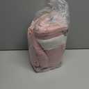 Winter Car Seat Cover for Baby Car Seat and Stroller, Cold Weather Infant Carseat Canopy, Waterproof and Easy Access, Protect Baby Boys Girls from Cold Wind (Pink)