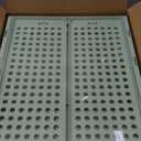 SNSLXH 5 Pack Stackable Closet Organizer Box, Multifunctional & Foldable Closet Storage Basket for Bathroom Kitchen Laundry Room Wardrobe Storage, Space-Saving Clothes Storage Drawer Organizer, Green