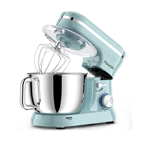Amazon.com: HOWORK Electric Stand Mixer,10+p Speeds With 6.5QT Stainless Steel Bowl,Dough Hook, Wire Whip & Beater,for Most Home Cooks,Blue: Home & Kitchen