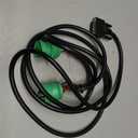 DB15 to Green Type 2 J1939 Male and Female Splitter Y Cable for Truck ELD Device