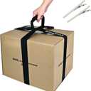 Box Carrying Strap,74.8 Inch Adjustable Cross-Style Moving Straps for Safe, Easy Lifting & Moving Heavy Boxes, Luggage, Groceries, Box Carry Strap with Durable Handles & Quick-Release Buckle