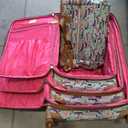 Lily Bloom Luggage Set 4 Piece Suitcase Collection With Spinner Wheels For Woman (Totally Paw Some)