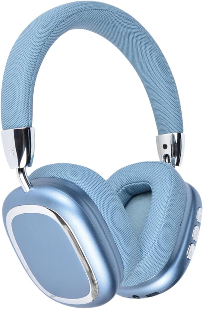 Over Ear Headphones | Lightweight Foldable Sound Cancelling Headphones,Long Battery Life Headset for Home Travel Business Trip Camping Vacation