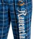 Harry Potter Men's House Crest Plaid Lounge Pajama Pants - All 4 Houses Gryffindor, Ravenclaw, Slytherin, Hufflepuff (Blue, M)