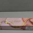LANDOT Hair Straightener and Curler 2 in 1  Twist Ceramic Flat Curling Iron for Straighten & Curl Hair, Dual Voltage, Fast Heat Up, 12 Adjustable Temps 250-450 Fit All Hair Types, Rose Gold