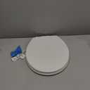 Kohler 20111-0 Brevia Round Toilet Seat, with Grip-Tight Bumpers, Quiet-Close Seat, Quick-Attach Hardware, White