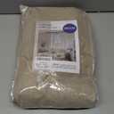 MIULEE Taupe Linen Curtains 96 Inch Long for Bedroom Living Room, Soft Thick Linen Textured Window Drapes Semi Sheer Light Filtering Back Tab Rod Pocket Burlap Look Farmhouse Country Decor, 2 Panels