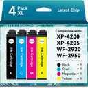 Remanufactured for Epson 232xl Ink Cartridge for Epson 232XL Ink Cartridges Combo Pack T232 XL for Epson WF-2950 WF-2930 for Epson XP-4200 XP-4205 Printer High Yield Black Cyan Magenta Yellow