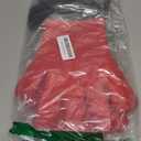 Ekogrips Plus Oven Gloves with Fingers, Comfy Waterproof Silicone Oven Mitts Heat Resistant with Long Cuff, Insulated BBQ Gloves Perfect for Grilling, Baking, Smoker, Canning, Pizza, Red, Hot Mitts (OSFM)