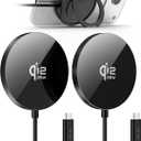 25W Magnetic Wireless Charger, Qi2.2 Fast Wireless Charging Pads with Kickstand,MagSafe Charger for iPhone 17/16/15/14 Series & AirPods 4/3/2/Pro, Samsung S26 S25 Series, Google Pixel, 2 Pack