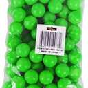 Fairly Odd Novelties 3/4" Mini Ping Pong/Table Tennis/Beer Pong Round Balls (100 Pack), 19mm, Green