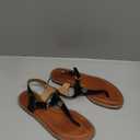 Tommy Hilfiger Women's Bennia Faux Leather Sling Back Thong Sandals, Size 10M