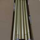 Gold Double Curtain Rods, USFOOK Blackout Wrap Around Curtain Rods for Windows 32 to 58 Inch, 6/8 Inch Room Darkening Curtain Rod, Decorative Rods for Home